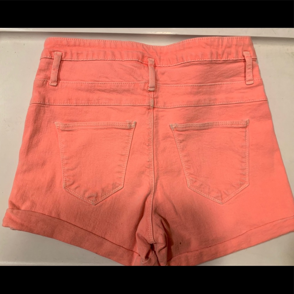 Pink High-Waisted Shorts - Picture 2 of 2